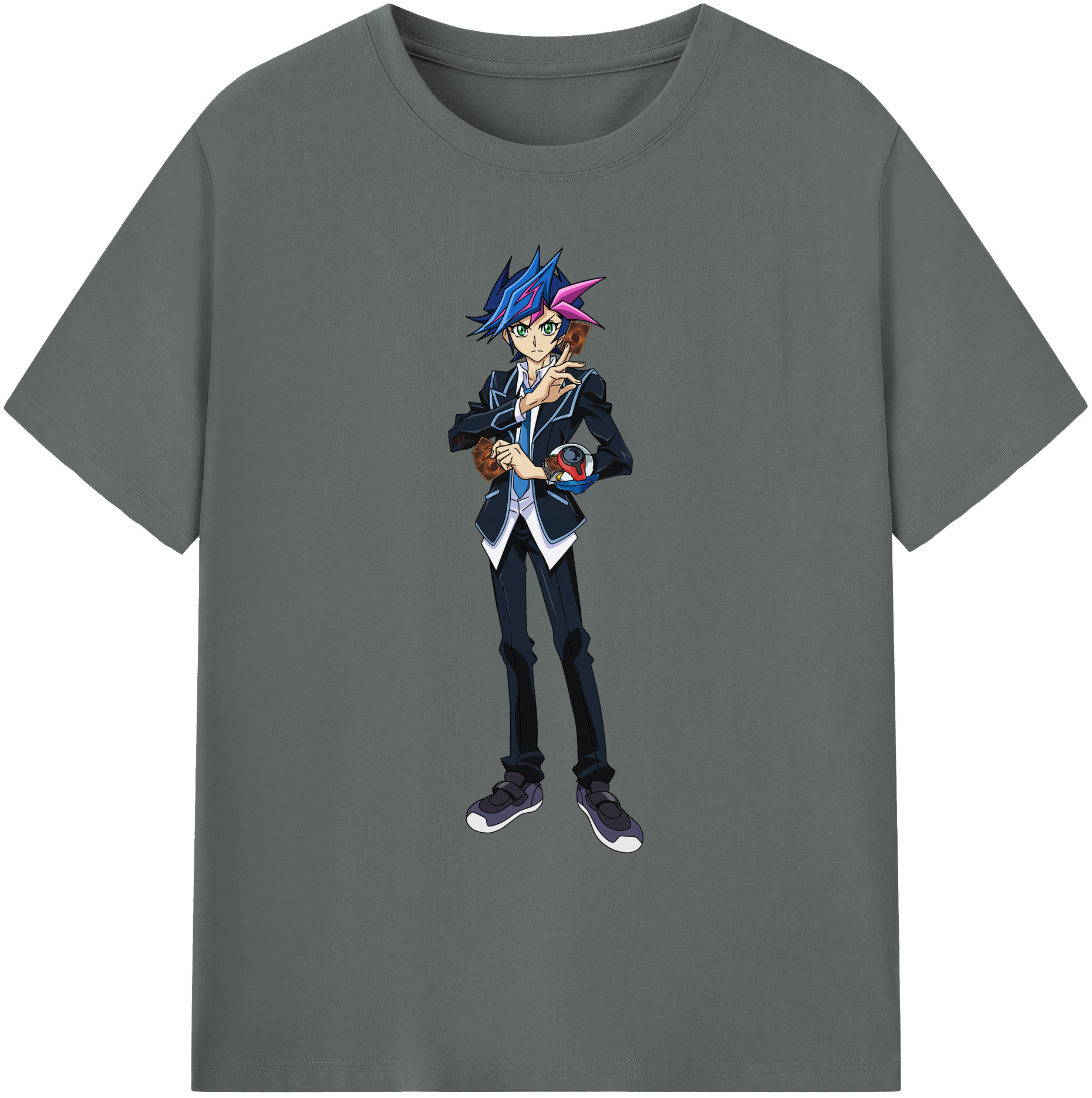（画像用） 遊☆戯☆王 Yu-Gi-Oh! 綿100％ メンズ半袖Tシャツ｜肌触りやわらか＆通気性
